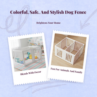 Expandable dog playpen, easy setup
