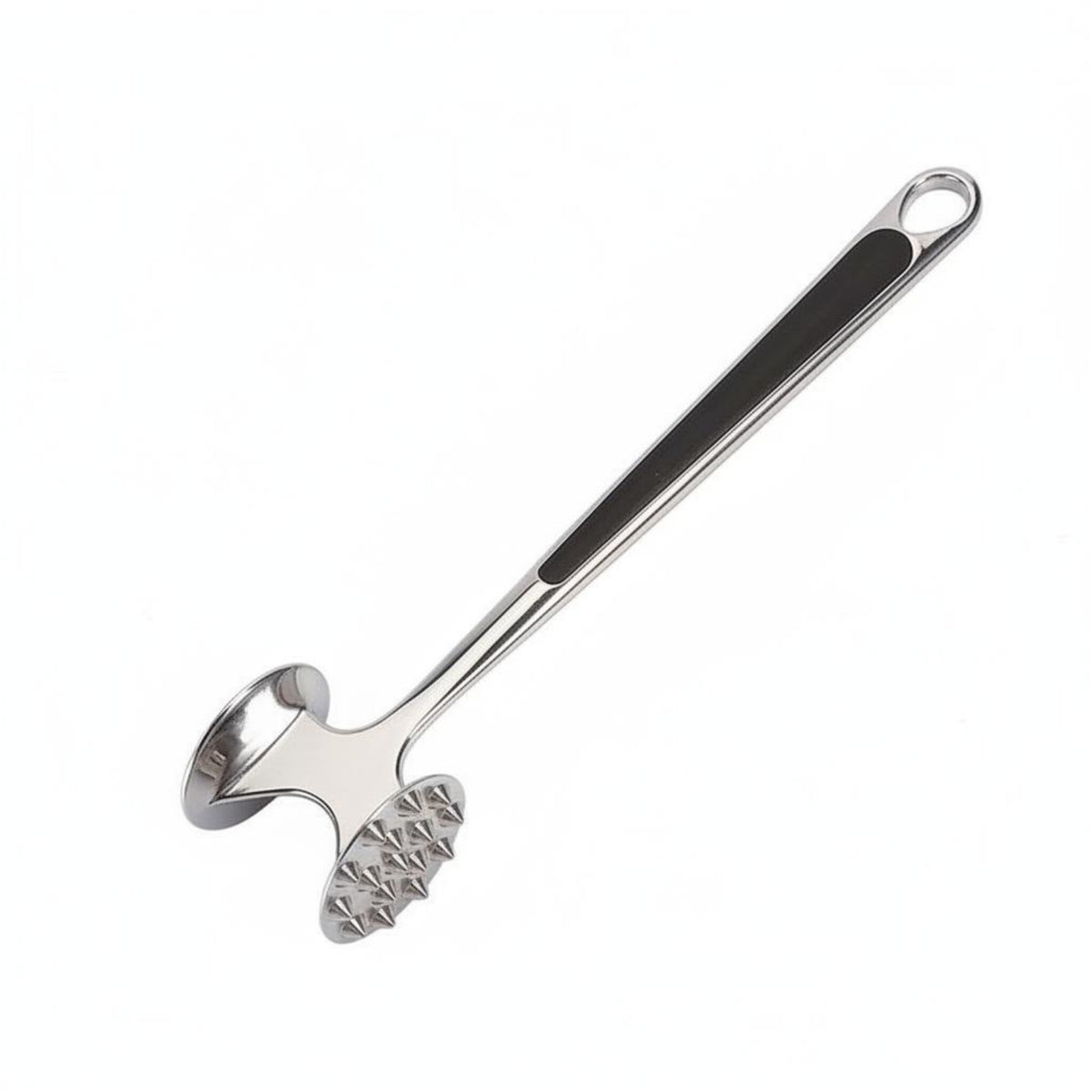 2 Pieces Double-Sided Meat Tenderizer Ergonomic Handle Kitchen Utensil