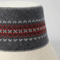 Wool Sauna Hat for Steam Room, Thickened Heat Insulation, Strong Water Absorption, Ergonomic Sauna Cap for Men Women, Relaxation Ritual