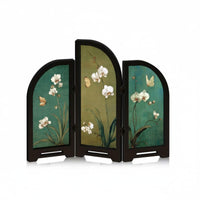 Acrylic Folding Screen Oriental Design Mini Folding Screen Eco-Friendly Material