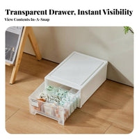 Underwear Storage Box Space-Saving Closet Organizer long-finaling for Bedroom, Parents