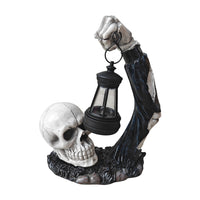 Halloween Resin Skeleton and Pumpkin Decorations
