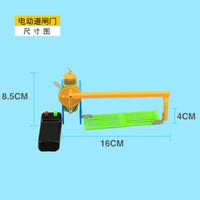 科技小制作DIY升降道闸门 手工线控科学实验教具STEAM科普小发明