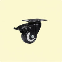 Nylon Plate Caster Effortless Rolling Mobility Hardware Heavy Duty