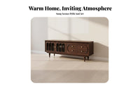 3 Pieces 3-Piece media Set With Storage Living Room Furniture Vintage design Home Furnishings for Homeowners, Families, Lounge Area, Apartment