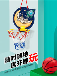 儿童悬挂式篮球架壁挂室内运动体育宝宝投篮框架男孩球类跨境玩具