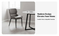 Modern Design Upholstered Side Chair Padded Seat Household Furniture Sturdy Frame Home Seating Ergonomic Design for Homeowners, Interior Designers, Restaurant Owners, Dining Room, Bedroom, Kitchen, Reception Area