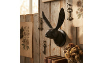 Rabbit Head Wall Hook Rustic Rabbit Wall Hook Vintage for Entryway, Hallway