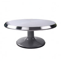 Cake Decorating Turntable Stable Cooking Gear Smooth Silvery Kitchen Tool
