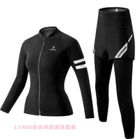 潜水服分体1.5/2/3MM男女防晒潜水泳衣防寒保暖浮潜冲浪湿衣桨板