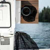 Outdoor Cooler Mesh Storage Bag with Leak-Proof and Breathable Design for Fishing and Camping