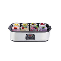 EU Standard Yogurt Maker with 8 Glass Cups, 1400ml, 25W