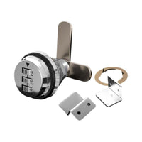 Keyless zinc alloy double door lock