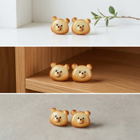Little Bear Stud Earrings Cute Bear Stud Earrings Fun for Teens