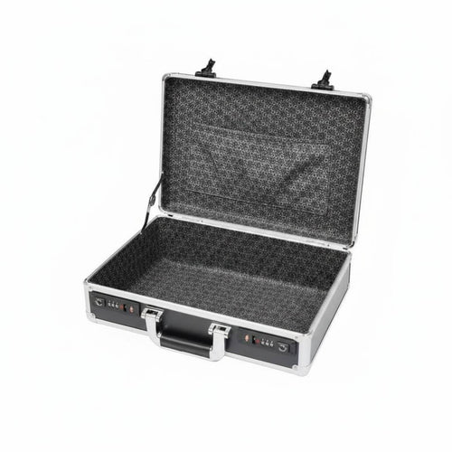 Combination Lock Case Keyless Security Aluminum Briefcase Metal Frame for Office