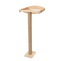 Window Cat Perch with Scratching Post Wooden Cat Climbing Frame with Bed Stable