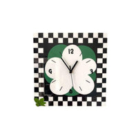 Wall Clock with Flower Dial Decorative Silent Wall Clock Quiet for Bedroom