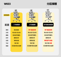 人体工学椅子护腰电脑椅透气电竞椅家用舒适久坐办公椅靠背学习椅