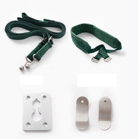 Wall-Mounted Stretching Panel  Wooden Wall-Mounted Stretching Aid Metal Mounting Plates Rehabilitation Accessories