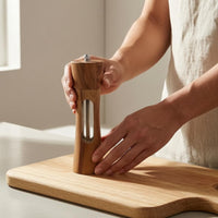 Wooden Spice Tapered Adjustable Ceramic Single-Item Seasoning Tool