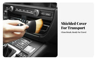 Removes Fog & Dust Car Glass Cleaning Wand Multi-Purpose Microfiber Windshield Brush Lightweight for Drivers, RV Owners, Home Glass Surfaces
