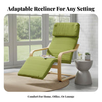 Foldable Adjustable Chaise Lounge Ergonomic Padded Recliner with Footrest sturdy Construction Folding Seat for Women, Outdoor aficionados, Living Room, Bedroom, Balcony, Garden