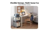 Floor-Standing Multi-Tier backpack Rack Mobile Design Multitier Wheeled storage capacitySaving Storage Trolley adaptable Use for Students, Apartment Dwellers, Study Room, Entryway, Classroom, Narrow areas