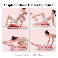 Assisted Ab Crunch Machine Multi-Functional Abdominal Exerciser for Living Room