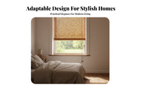 Rustic Design Roll-up Bamboo Curtain Sun Blocking Outdoor Bamboo Curtain Multi-Purpose Patio Privacy Shade Handwoven for Interior Designers, DIY Enthusiasts, Room Partitions, Restaurants, Tea Houses, Doorways