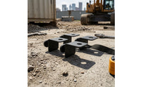 4 Pieces Container Twist Lock Anchors Compact Right-Angle Bracket with Lock Low-Profile for Logistics Professionals