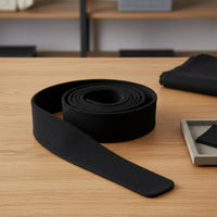 Women's Wool Coat Belt, Adjustable, Black, Casual to Formal