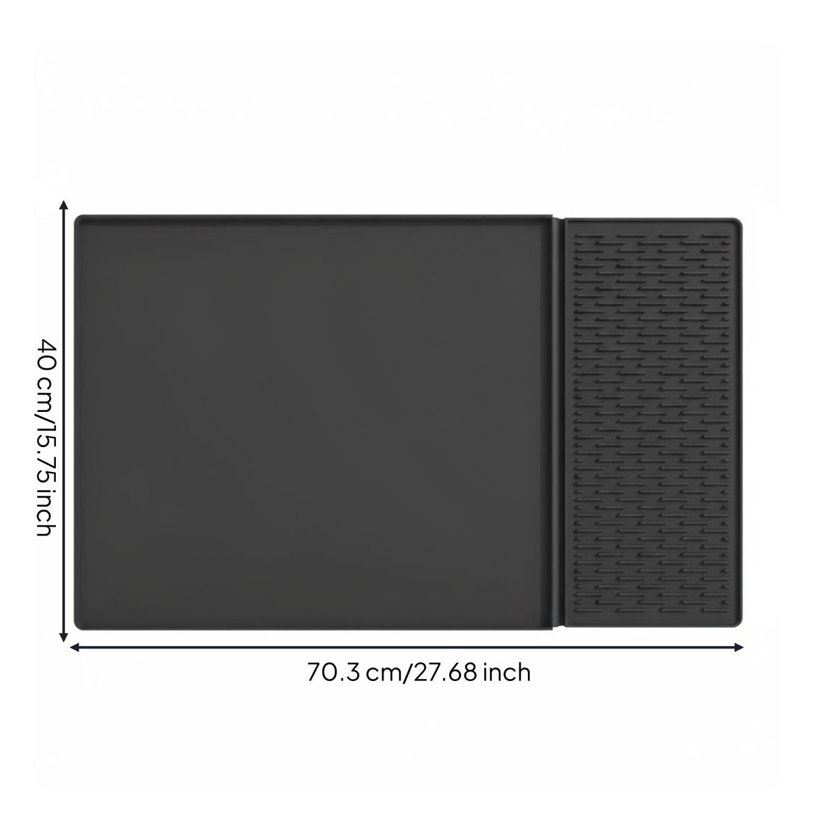 Drainage Design Coffee Appliance Mat Waterproof Silicone Coffee Mat Easy to Clean Food Grade for Tabletop