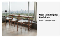 Solid Wood Bar Table Modern Dining Table Narrow Long Console Table Multi-functional Household Furniture Crafted from Rubberwood Suitable for Couples Cafe Balcony Living Room Homeowners