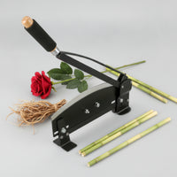 Manual Flower Wooden Grip Flower Black Metal Frame