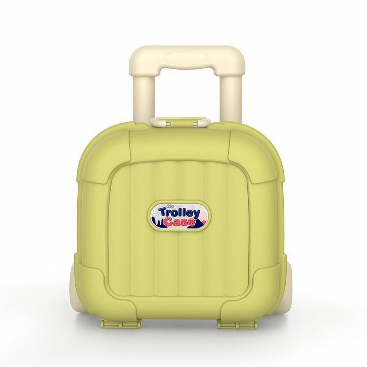 Portable Suitcase Storage Box Wear-Resistant Toy Storage Box with Wheels Reinforced Toy Chest with Wheels Safe for Children, Bedroom, Nursery
