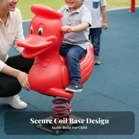 CreatureShaped Coil Rocking Toy Single and Double Marineter Configurations Playground Apparatus Colorful Design for Schoolyard