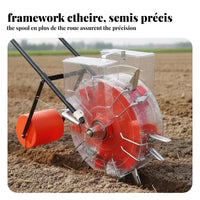 Hand-Push Seeder, Multifunctional Sowing for Legumes Corn