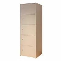 Narrow Floor Cabinet particleshield upright Storage Tower With Doors for Homeowners