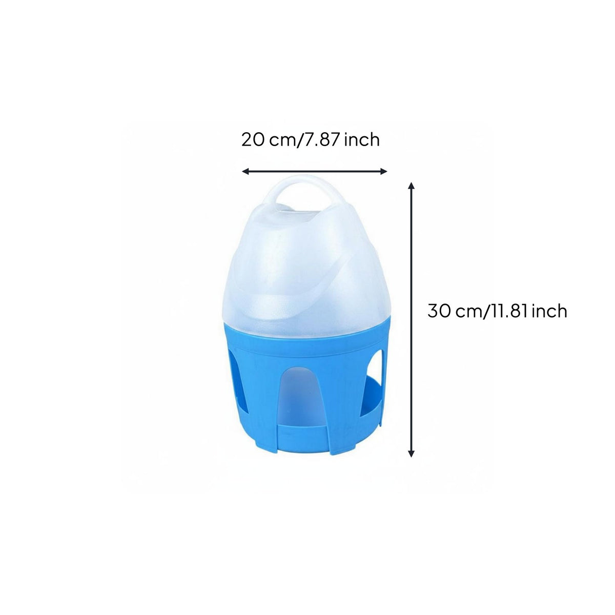 Heated Chicken Waterer Sturdy Automatic Livestock Waterer Leak Resistant