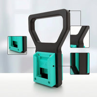 Battery Storage Rack with Handle Handheld Organizer Rigid for DIYers, Mechanics