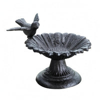 Cast Metal Bird Feeder Outdoor Pedestal Bird Feeder Heavy Duty for Yard