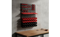 Tool Organizer with Bins Customizable Pegboard Organizer with Bins Heavy-Duty