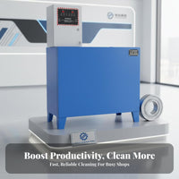 Washes up to 12 Bearings at Once Wheel Hub Bearing Washer Lid-Accessible Auto Stop Automatic Bearing Cleaning Machine Intelligent Temperature Control Automotive Parts Cleaner Single-Key Operation for Repair Technicians, Garage Owners, Maintenance Facility