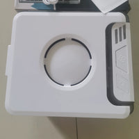 Portable Desktop Air Cooler Compact Mini Air Cooler White Spray Cooling Fan Boxy for Tabletop, Desk