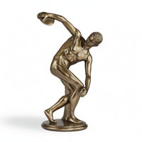 Decorative Sculpture Sculpted Bronze Figurine Modern for Bookshelf, Homeowners