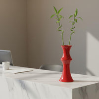 Bamboo Shaped Vase Retro Design House Decoration Elegant for Shelf