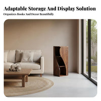 S-Shaped Uncovered Cabinet Wabi-Sabi Aesthetic S-Shaped Cubby Shelf Rotating
