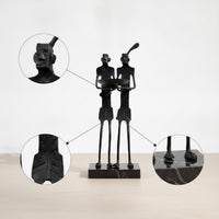 Double Candle Holder Modern Sculptural Candle Holder Minimalist for Art Lovers