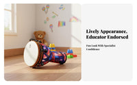 8" Djembe Lightweight Djembe Drum Portable Percussion Instrument for Beginners, Music Lovers, Kindergarten, lessonroom, gatherings