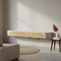 Wall-Mounted Tv Stand Thin Wall-Mounted TV Cabinet Modern Minimalist Wall-Hung Media Console for Living Room